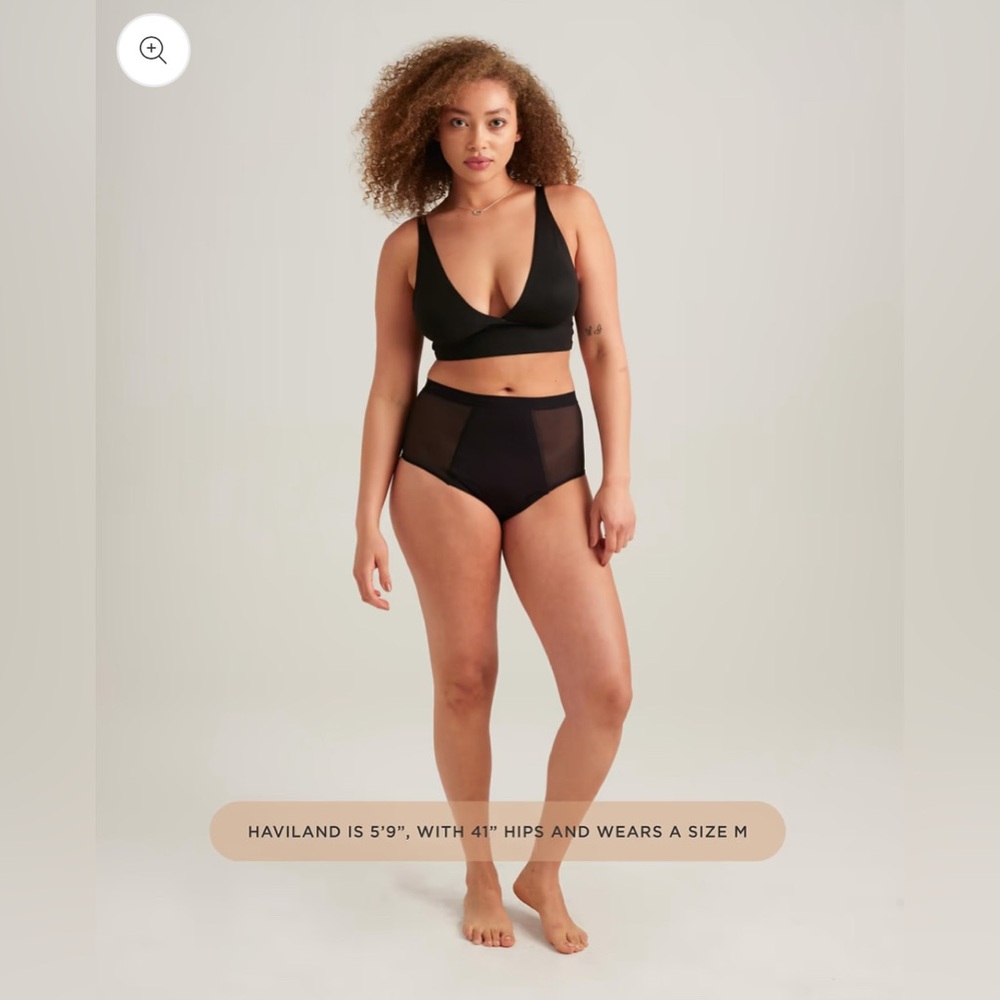NIB Saalt Leakproof French Cut High Waist Underwear - Picture 11 of 16